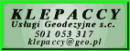 Logo - Klepaccy Usugi Geodezyjne s.c.
