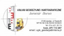 Logo - Usugi Geodezyjne i Kartograficzne Jaromir Baran