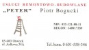 Logo - PETER Piotr Bogucki