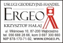 Logo - USUGI GEODEZYJNE - HANDEL 'ERGEO' KRZYSZTOF HAAJ