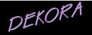 Logo - DEKORA