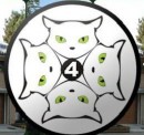 Logo - cztery koty