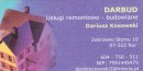 Logo - DARBUD Usugi remontowo-budowlane