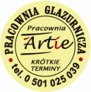 Logo - Artie pracownia glazurnicza