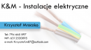 Logo - K&M;Instalacje elektryczne Krzysztof Mroczko